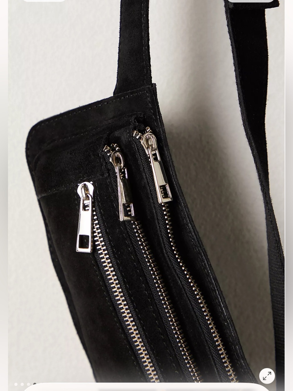 NWT Free People Avalon Suede Sling Bag - Picture 4 of 8